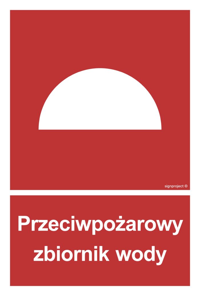 BB007 Przeciwpożarowy zbiornik wody -  9 naklejek