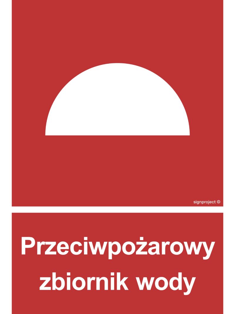 BB007 Przeciwpożarowy zbiornik wody -  9 naklejek