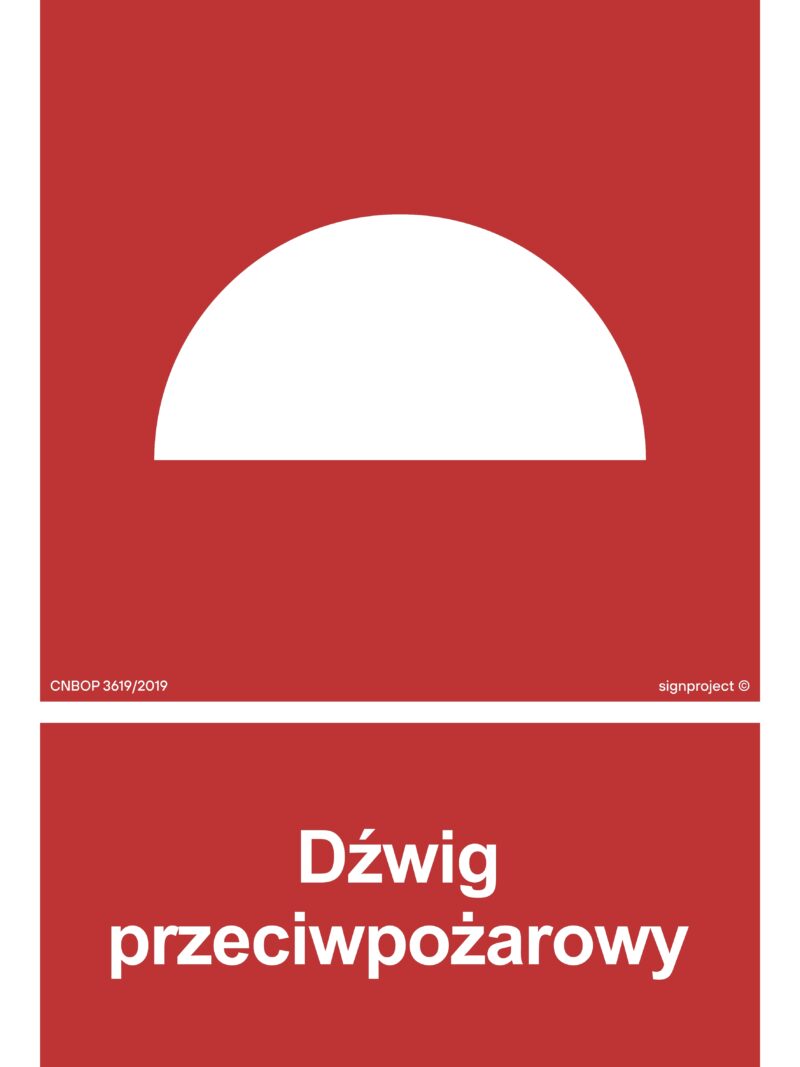 BB009 Dźwig przeciwpożarowy -  9 naklejek