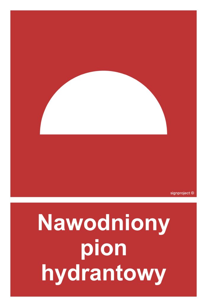 BB019 Nawodniony pion hydrantowy -  9 naklejek