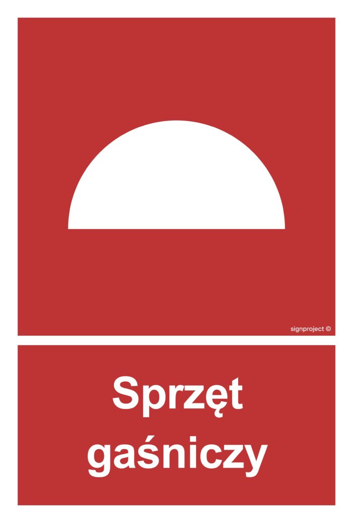 BC005 Sprzęt gaśniczy -  9 naklejek