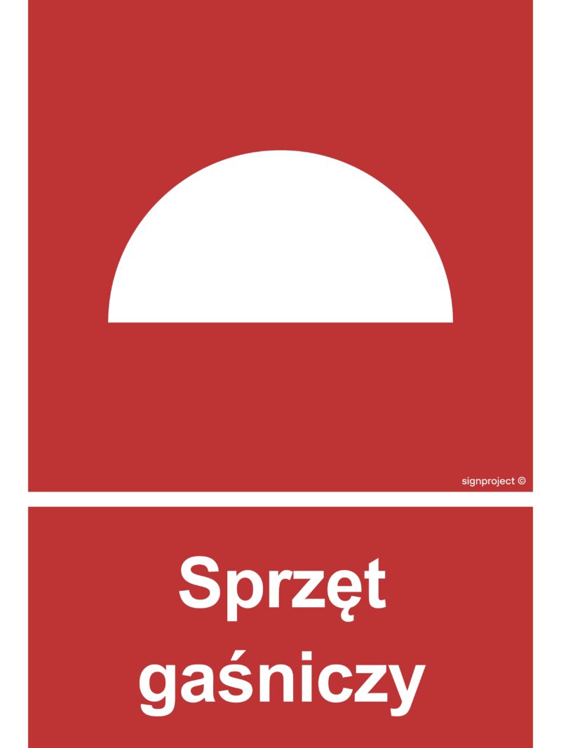BC005 Sprzęt gaśniczy -  9 naklejek