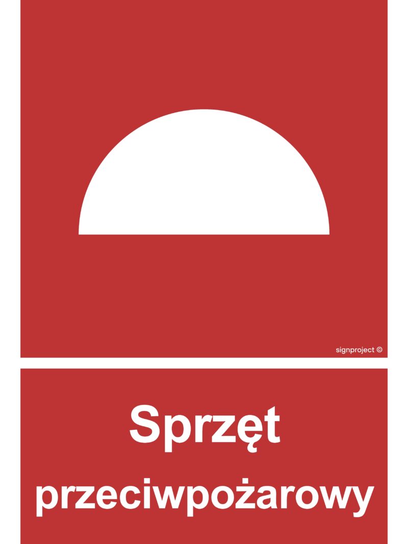 BC006 Sprzęt przeciwpożarowy -  9 naklejek