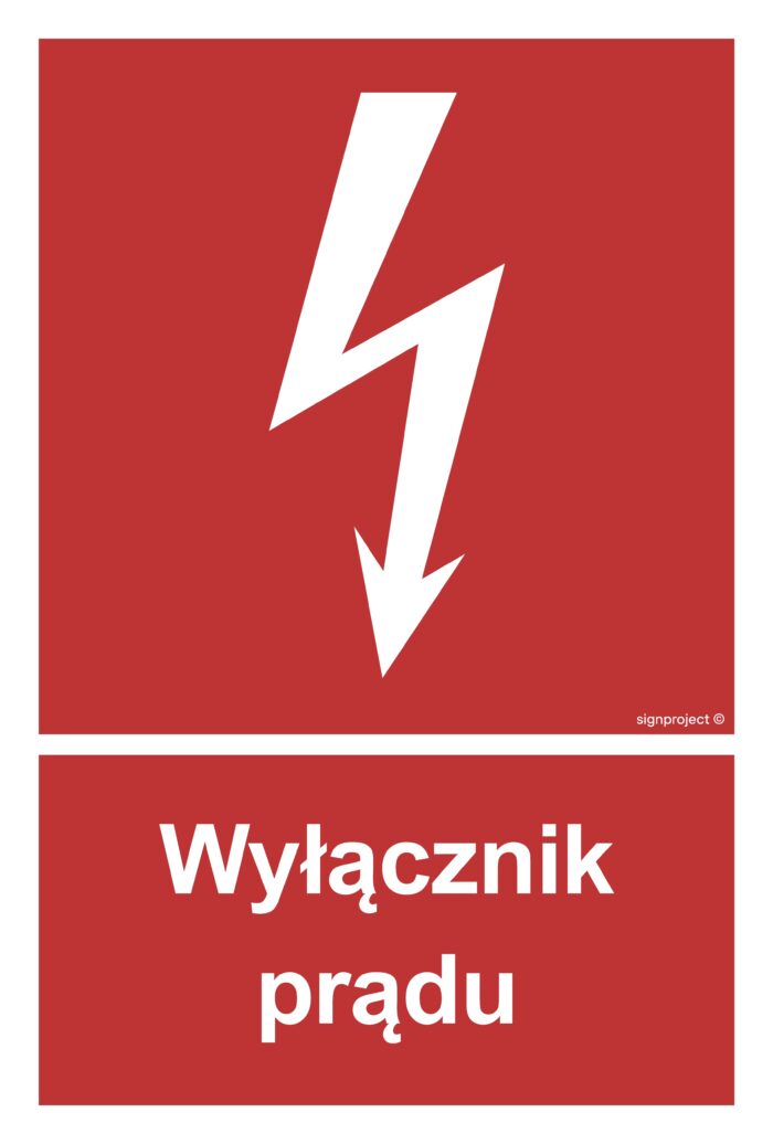 BC007 Wyłącznik prądu -  9 naklejek