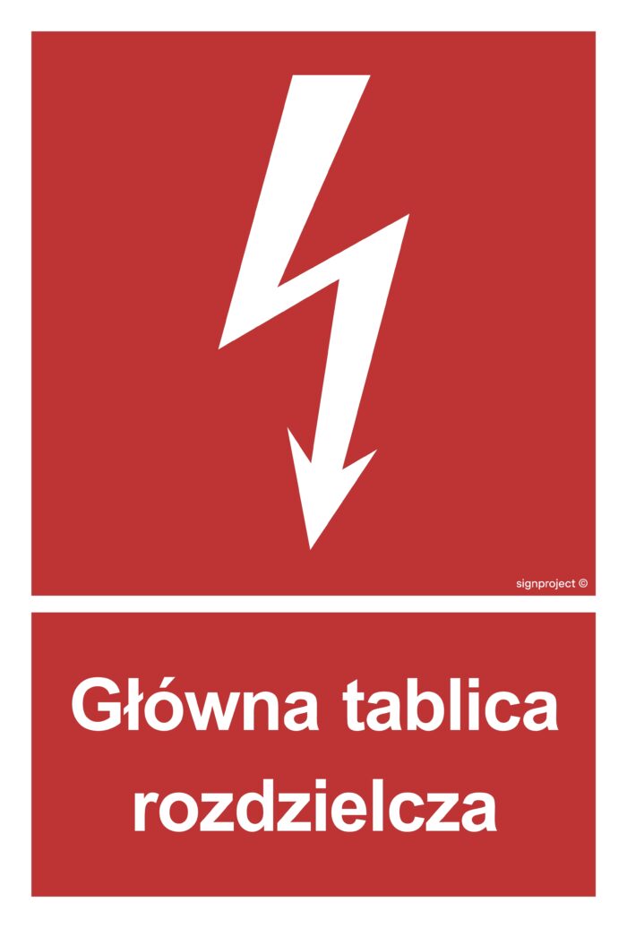 BC010 Główna tablica rozdzielcza -  9 naklejek