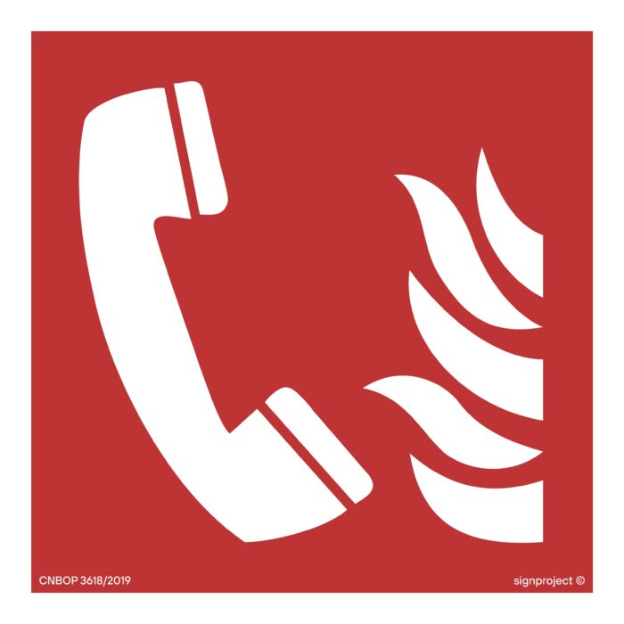BF006 Telefon bezpieczeństwa -  12 naklejek