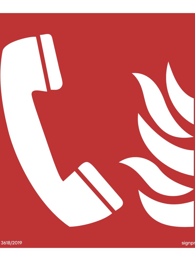BF006 Telefon bezpieczeństwa -  12 naklejek