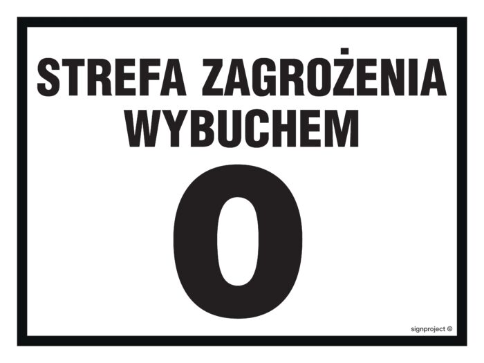 NB022 Strefa zagrożenia wybuchem 0