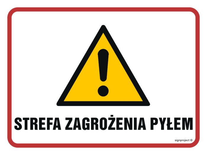 NB024 Strefa zagrożenia pyłem