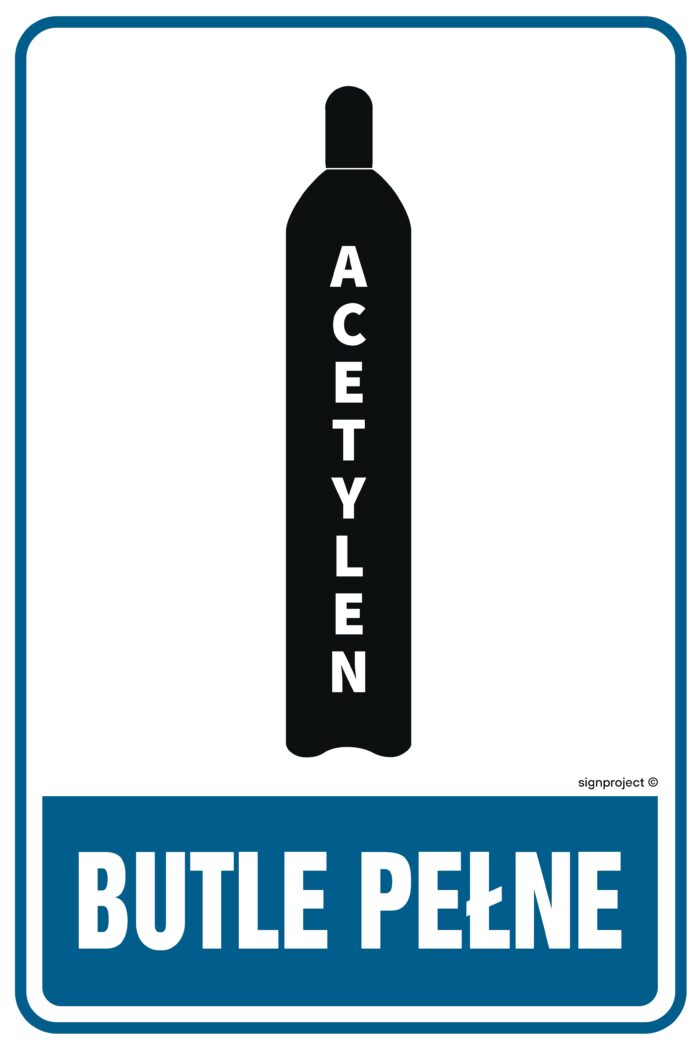 JD006 Butle pełne - acetylen -  9 naklejek