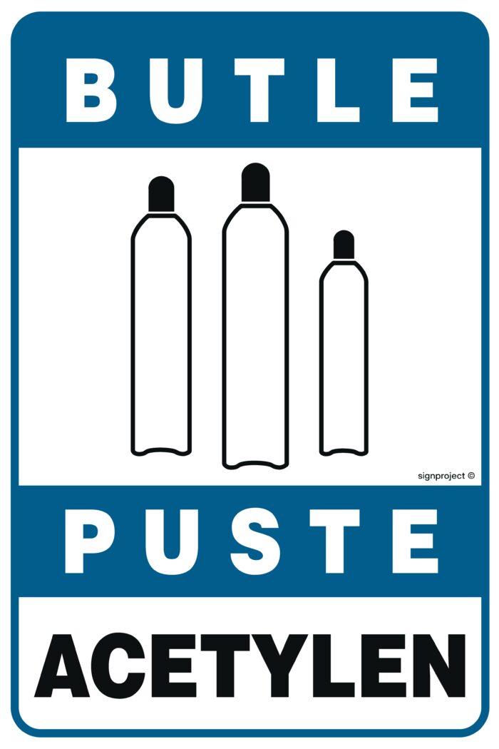 JD047 Butle puste acetylen - opakowanie 10 sztuk