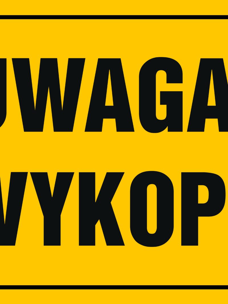 OA005 Uwaga! Wykopy