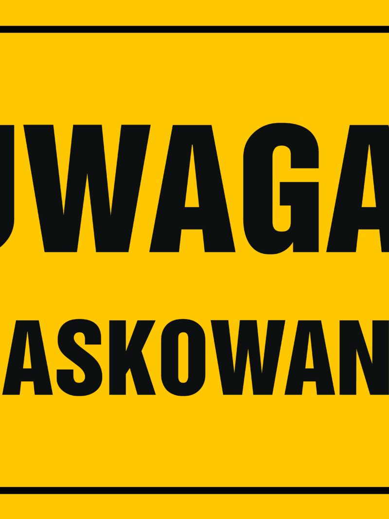 OA012 Uwaga! Piaskowanie