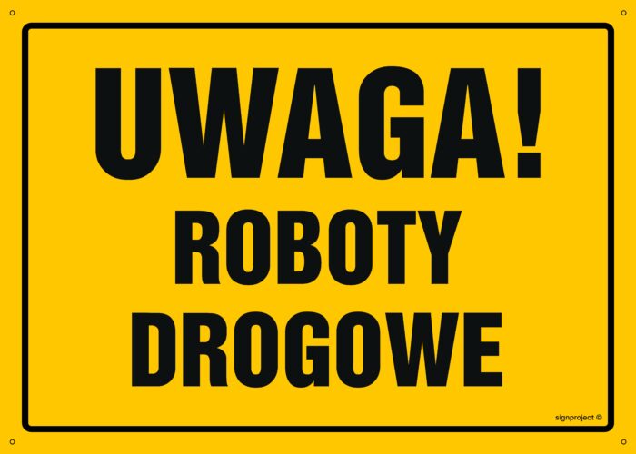 OA064 Uwaga! Roboty drogowe