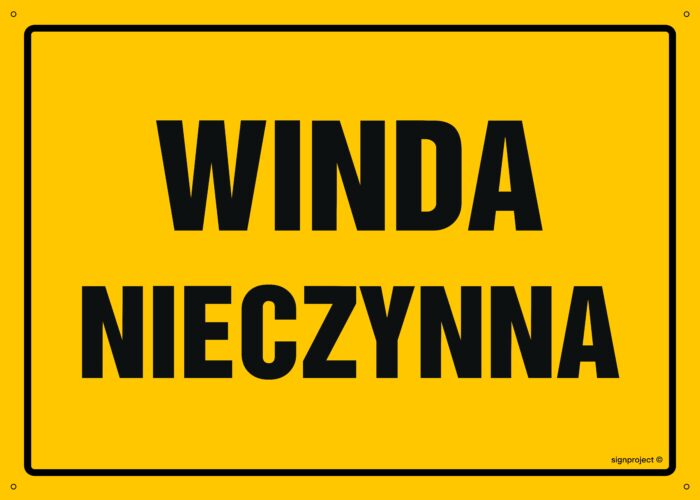 OA102 Winda nieczynna