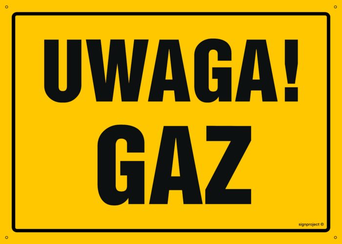 OA162 Uwaga gaz
