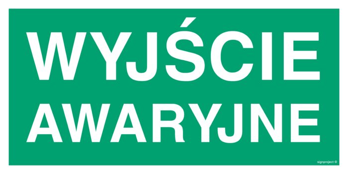 AC006 Wyjście awaryjne