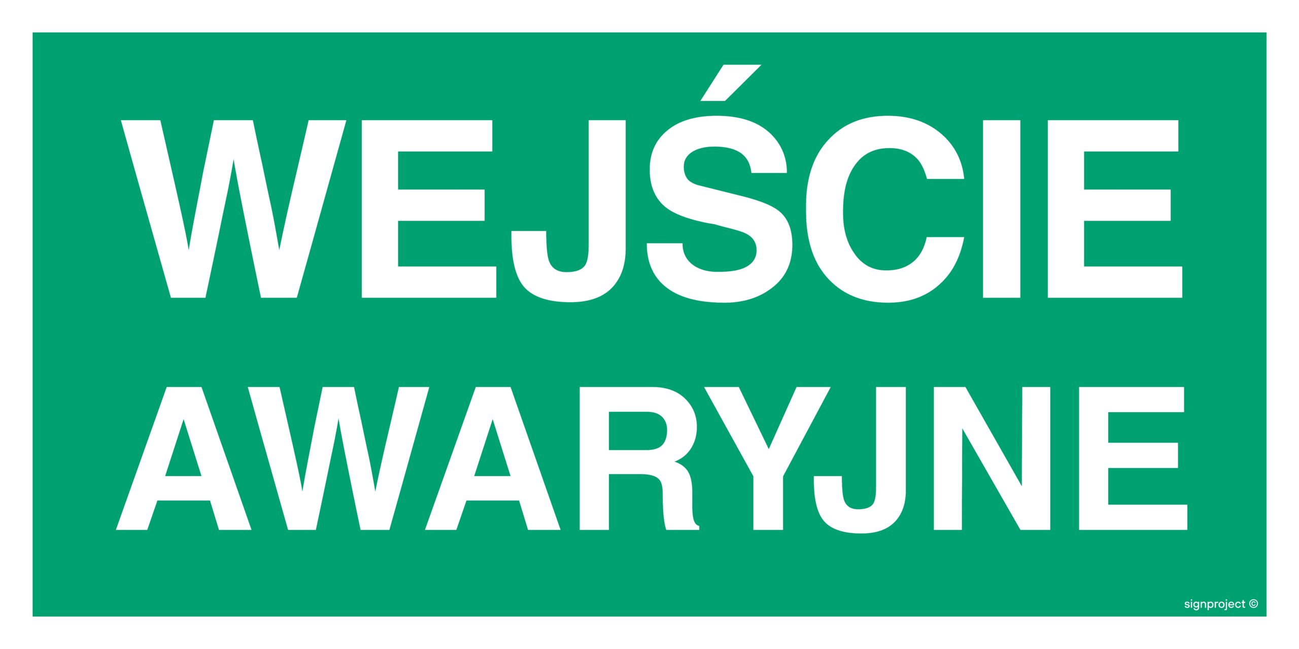 AC050 Wejście awaryjne