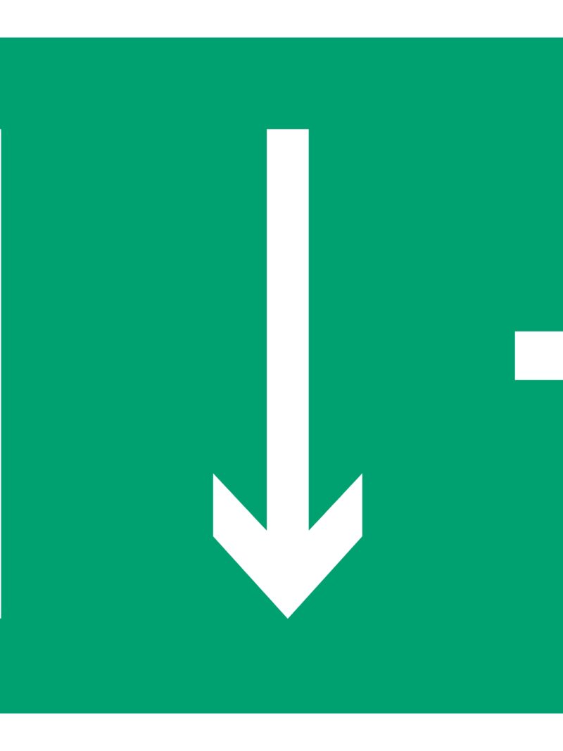 AC053 Wyjście ewakuacyjne lewostronne w dół