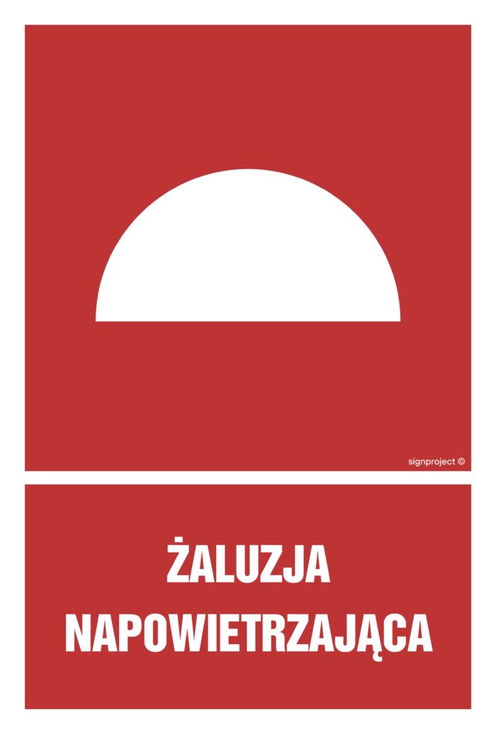 BC065 Żaluzja napowietrzająca -  9 naklejek