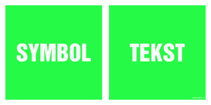 Znak na zamówienie Wzór A-010 -  6 naklejek