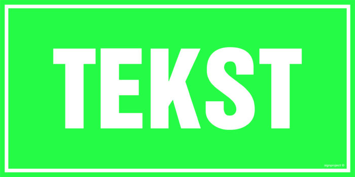 Znak na zamówienie Wzór A-012 -  6 naklejek