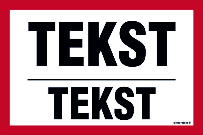 Znak na zamówienie Wzór B-015 -  9 naklejek