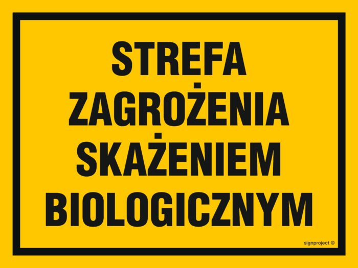 NB031 Strefa zagrożenia skażeniem biologicznym