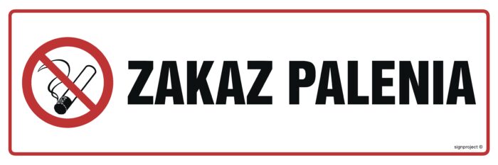 NC013 Zakaz palenia