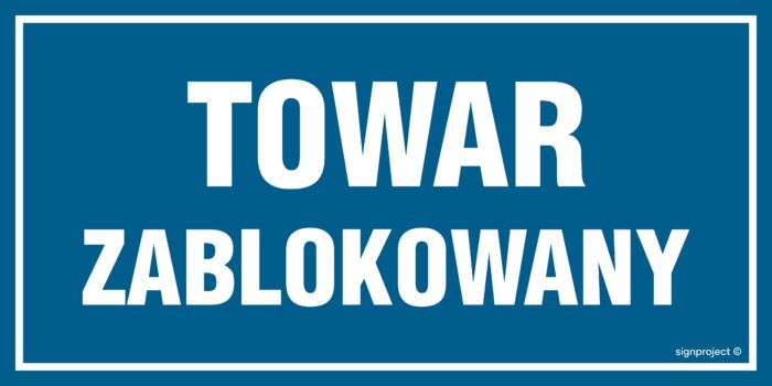 ND029 Towar zablokowany