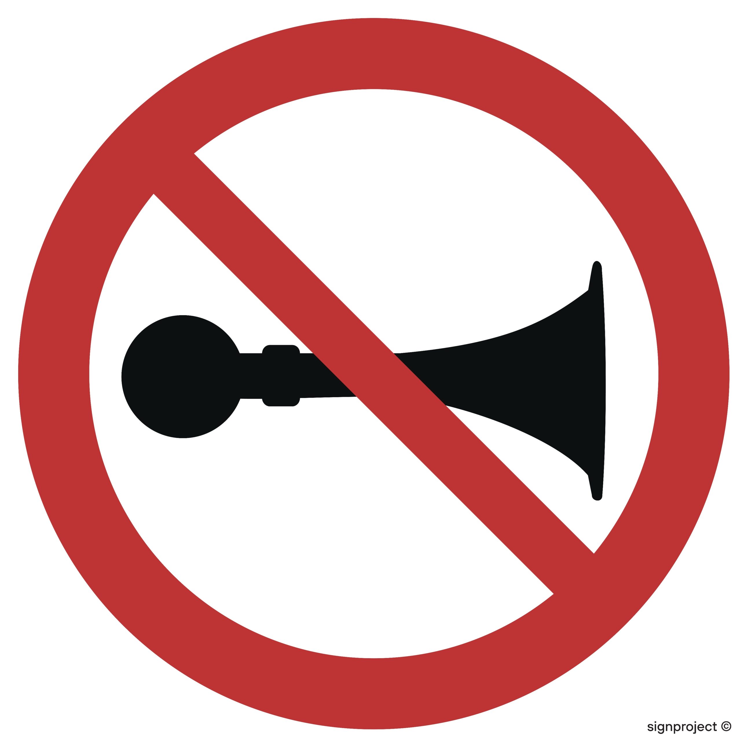 OD002 Zakaz używania synału dźwiękowego