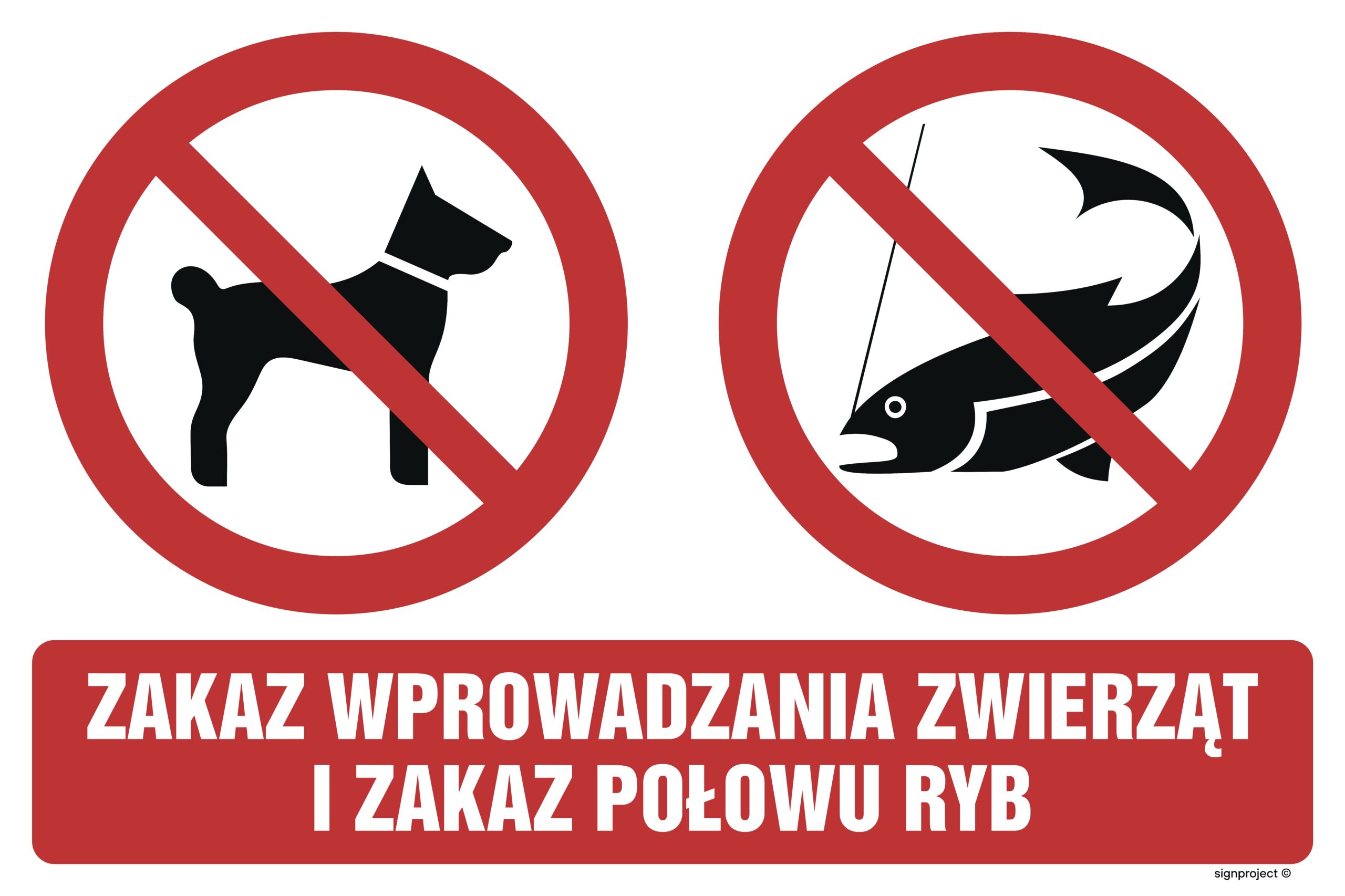 OD021 Zakaz wprowadzania zwierząt i zakaz połowu ryb