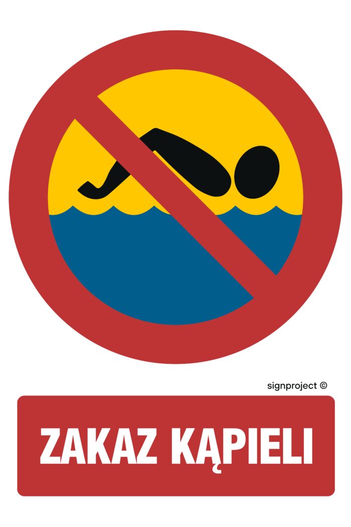 OE018 Zakaz kąpieli