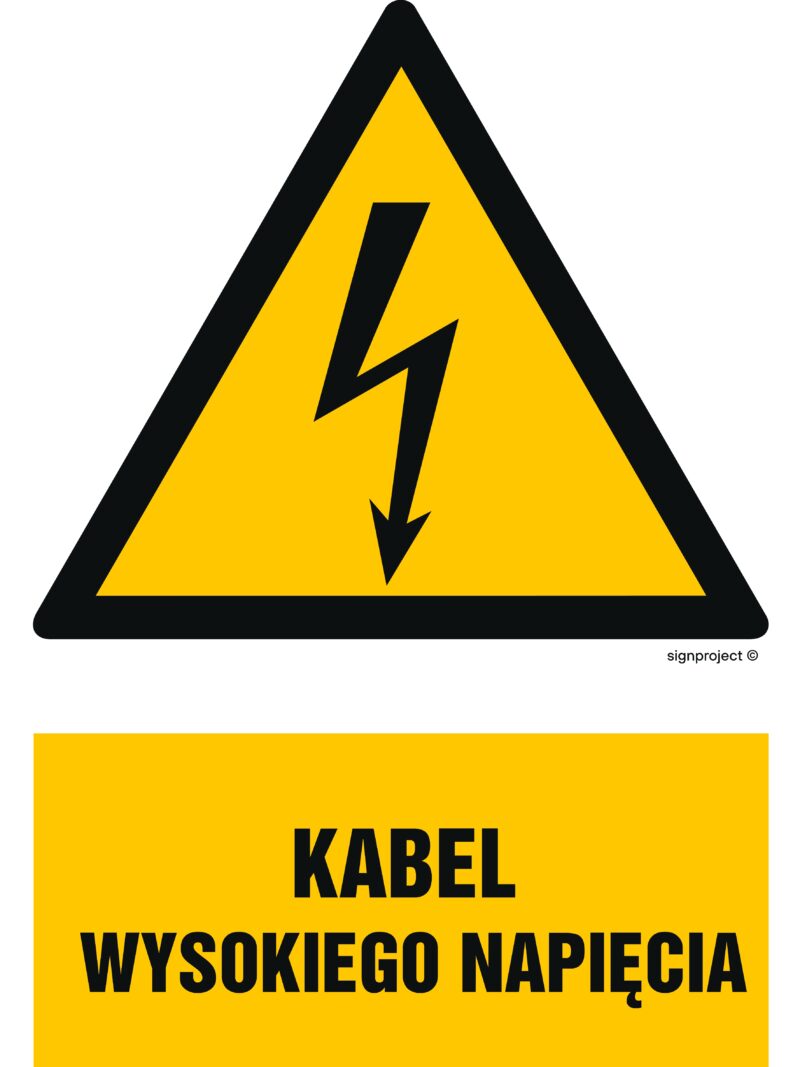 HA005 Kabel wysokiego napięcia -  9 naklejek