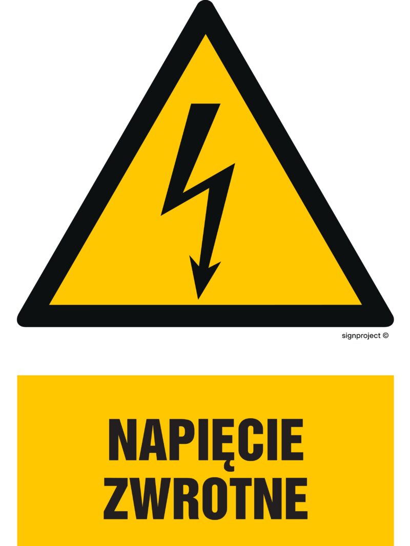 HA012 Napięcie zwrotne -  9 naklejek