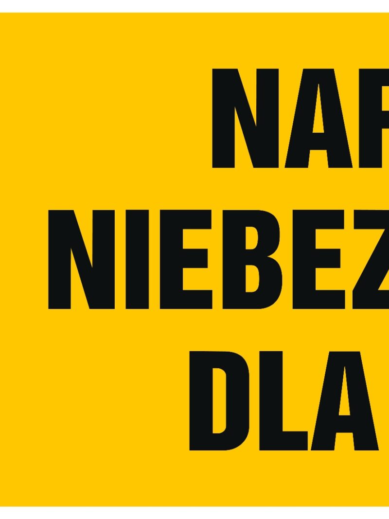 HB002 Napięcie niebezpieczne dla życia -  8 naklejek -  8 naklejek