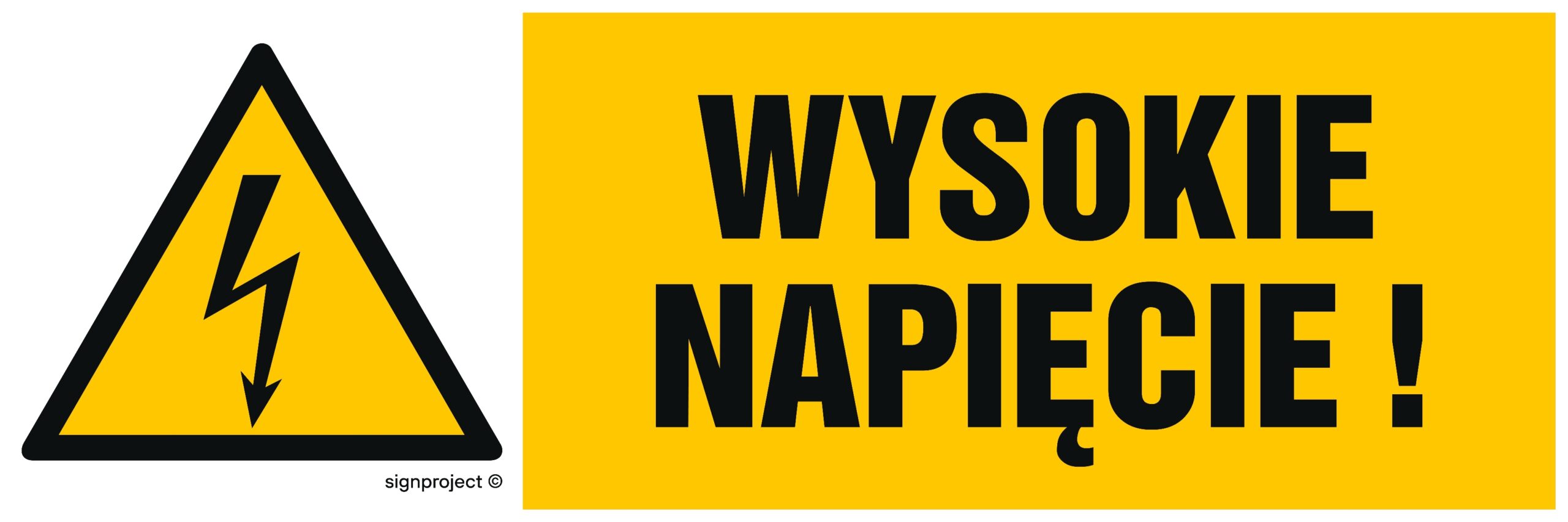 HB003 Wysokie napięcie - 8 naklejek - 8 naklejek