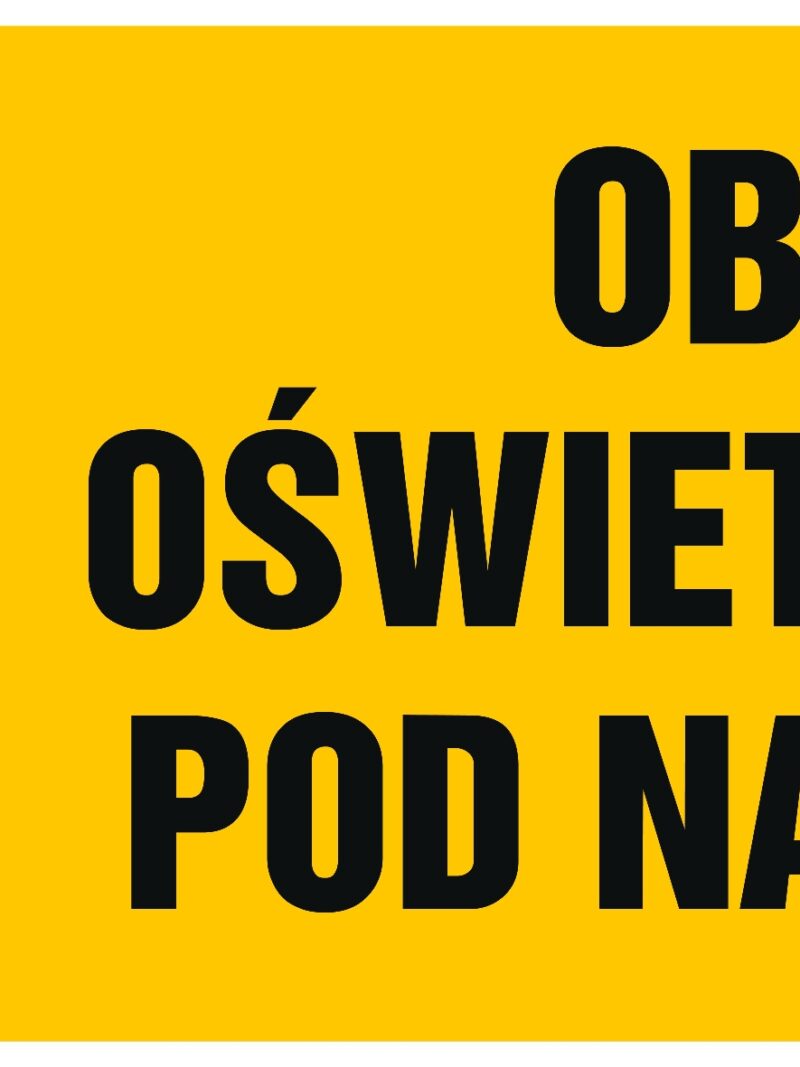HB009 Obwód oświetleniowy pod napięciem -  8 naklejek -  8 naklejek