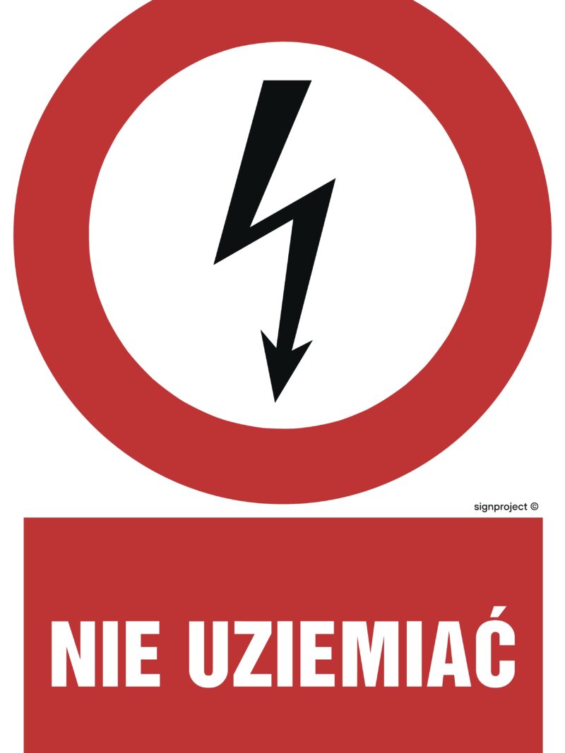 HC009 Nie uziemiać -  9 naklejek