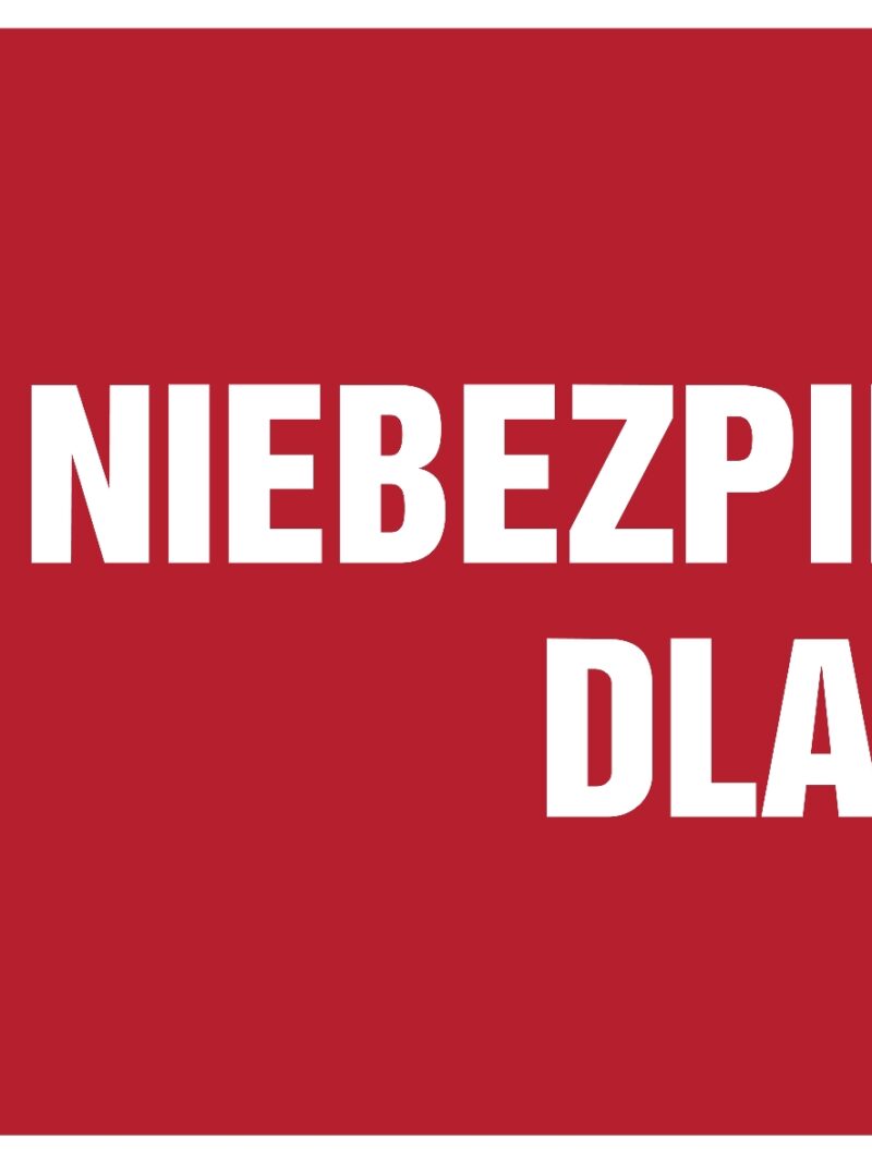 HD001 Niebezpieczeństwo dla życia -  8 naklejek -  8 naklejek