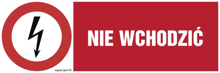 HD005 Nie wchodzić
