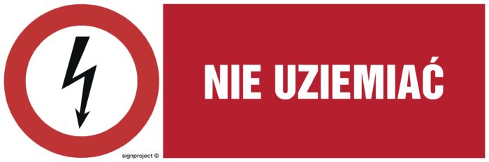 HD009 Nie uziemiać -  8 naklejek -  8 naklejek