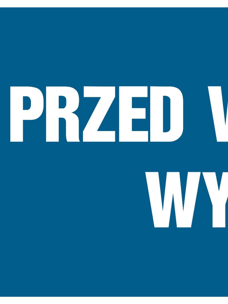 HF003 Przed wejściem wyłącz -  8 naklejek -  8 naklejek