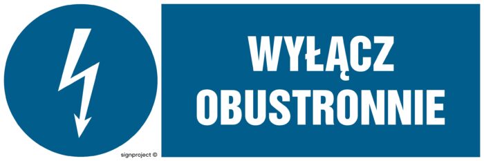 HF004 Wyłącz obustronnie -  8 naklejek -  8 naklejek