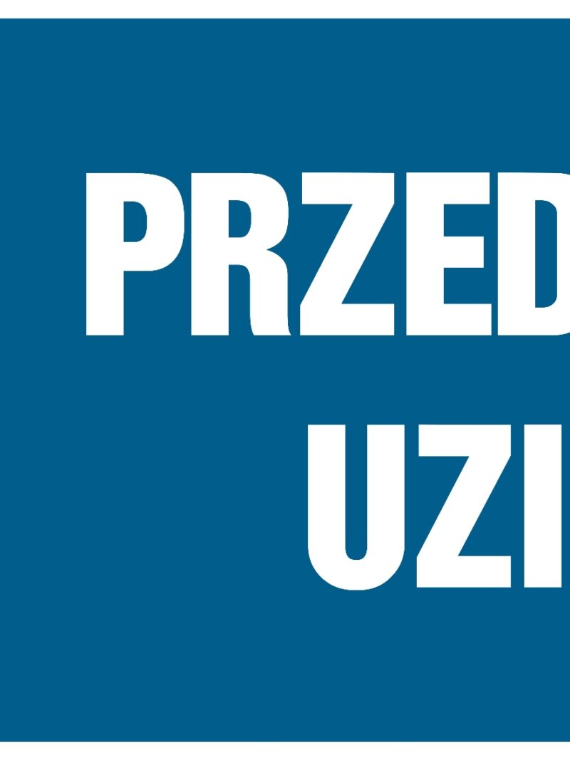 HF005 Przed pracą uziemić -  8 naklejek -  8 naklejek
