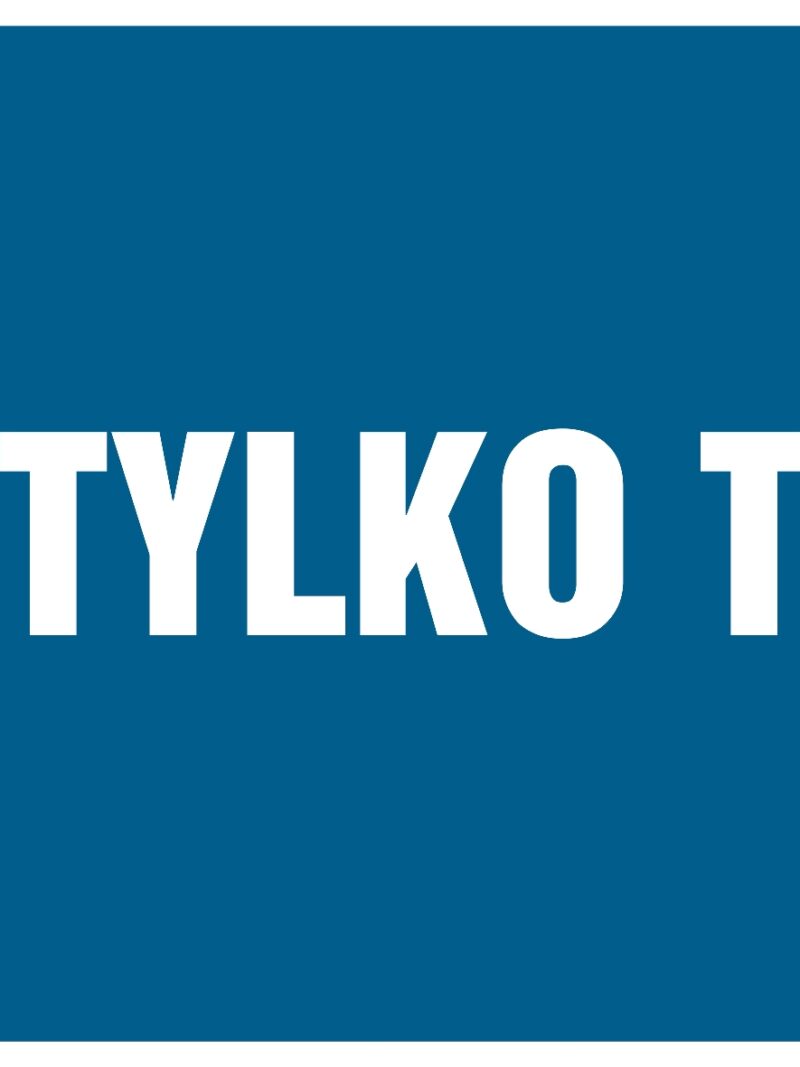 HF009 Tylko tu pracuj -  8 naklejek -  8 naklejek