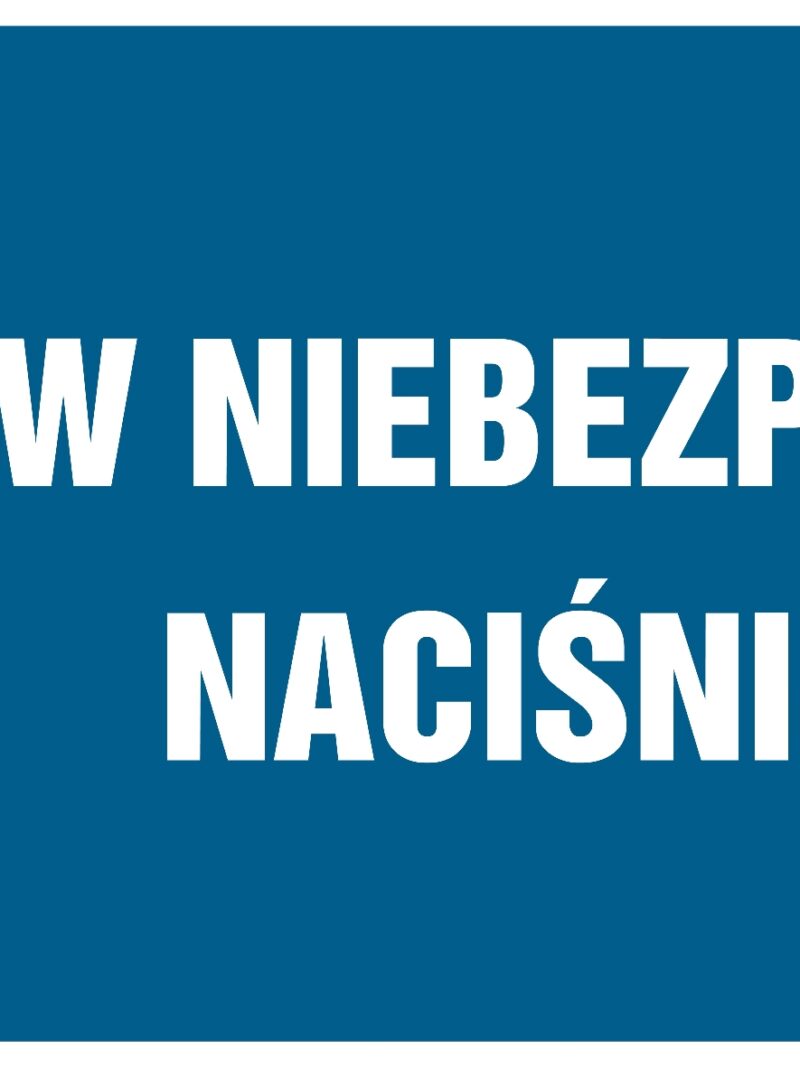 HF011 W niebezpieczeństwie naciśnij przycisk -  8 naklejek -  8 naklejek