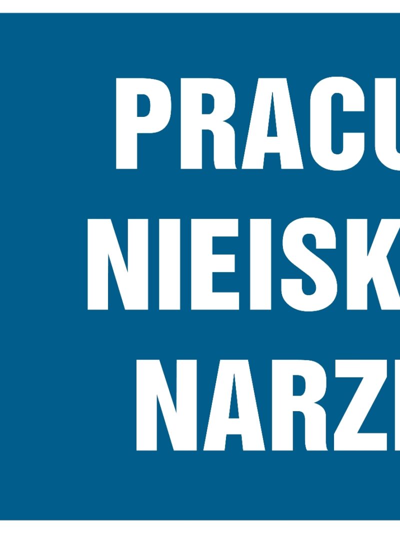 HF012 Pracuj tylko nieiskrzącymi narzędziami -  8 naklejek -  8 naklejek