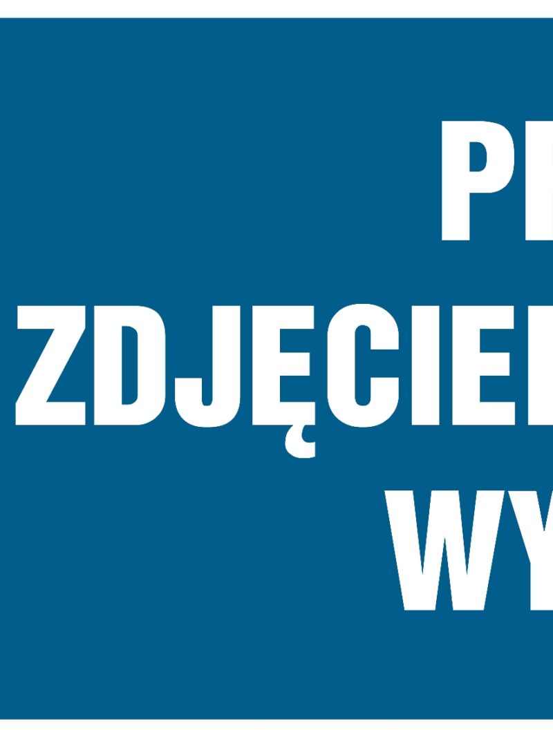 HF014 Przed zdjęciem ochrony wyłącz -  8 naklejek -  8 naklejek