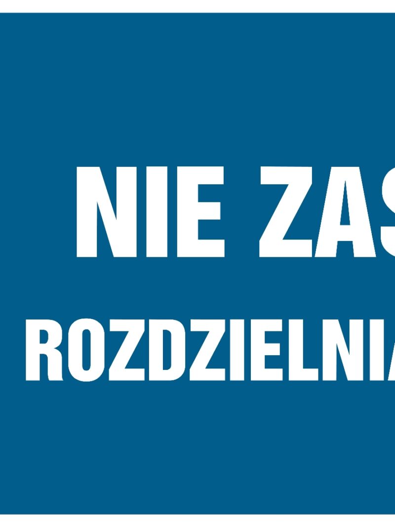 HF021 Nie zastawiać! Rozdzielnia elektryczna -  8 naklejek -  8 naklejek
